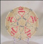 Vintage African Tribal Art String Basket Bowl