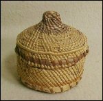 Makah Nootka Indian Trinket Basket