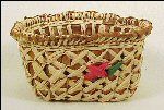 Makah Indian Basket Miniature
