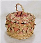 Native American Indian Basket Walpole Island Ash & Curls