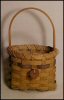 Handwoven Amish Peg Wall Basket Wood Heart by Kathleen Becker / Simply Baskets